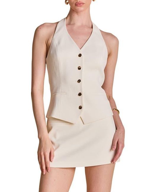Endless Rose White Halter Top