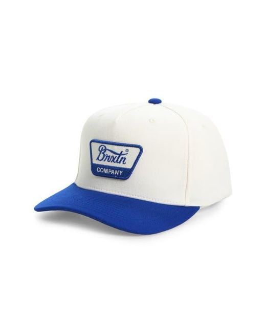 Brixton Blue Linwood Snapback Baseball Cap for men