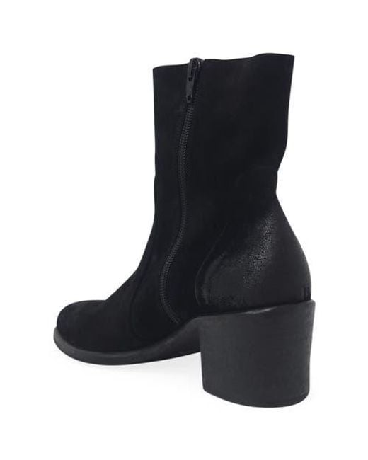 Madison Maison Black Distressed Ankle Boot
