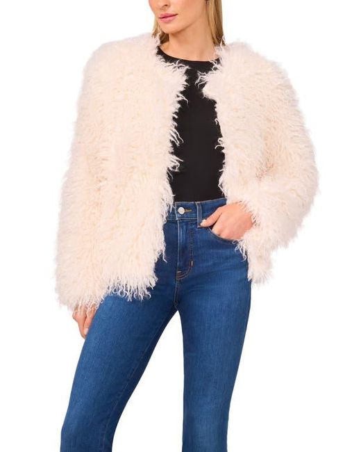Halogen® Blue Faux Fur Jacket