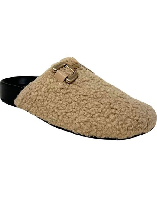 Shu Shop Brown Azalea Mule