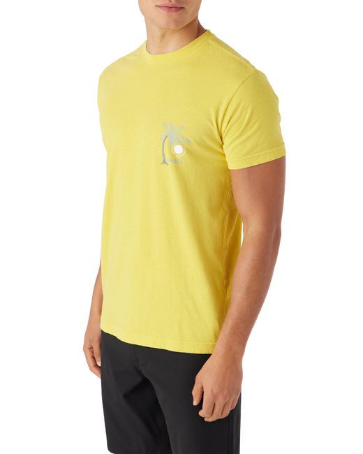 O'neill Sportswear Yellow Zone Graphic T-shirt for men