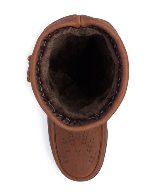 Manitobah Brown Tamarack Waterproof Mukluk Winter Boot