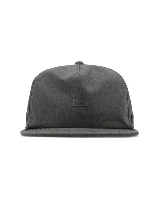 Melin Gray Eagle Hydro 6-Panel Snapback Ball Cap for men