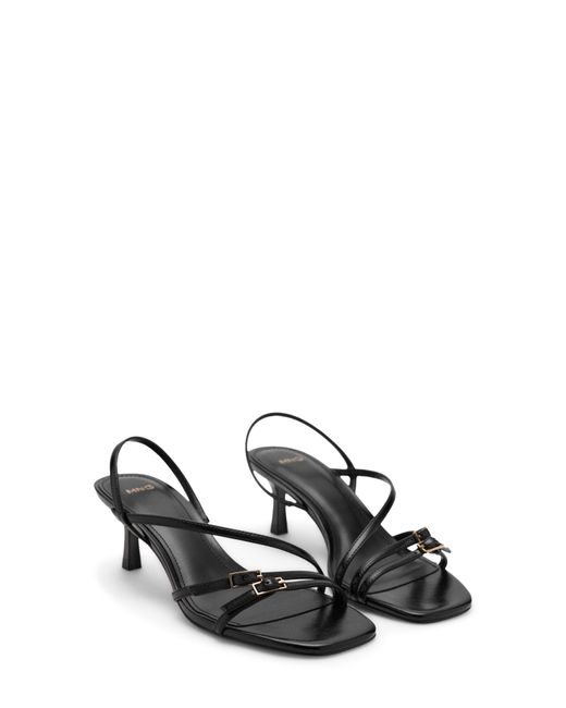 Mango White Slingback Sandal