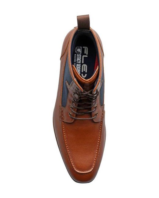 Stacy Adams Brown Brumley Moc Toe Lace Up Boot for men