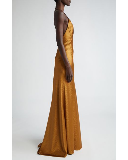 Jason Wu Multicolor Hammered Satin Gown