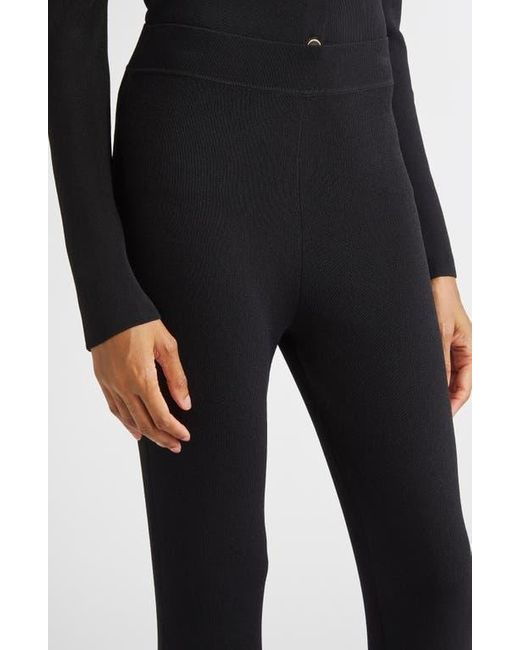 Altuzarra Black Florie Jersey Bootcut Pants