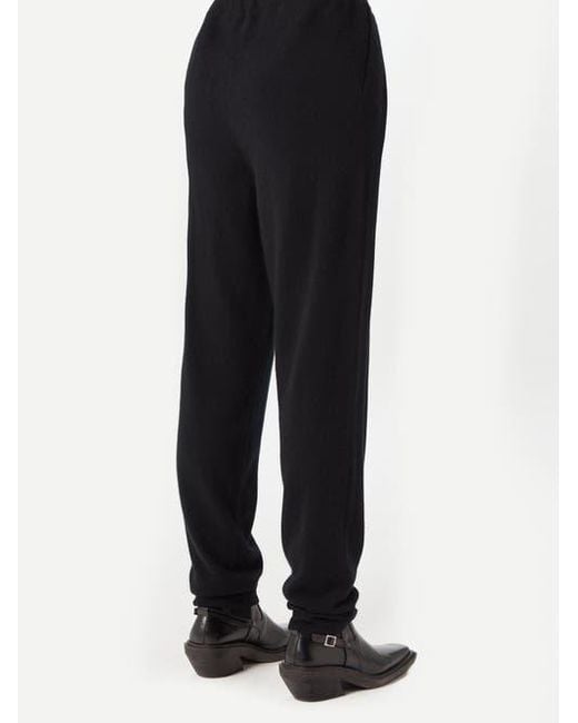 GOBI Mongolian Cashmere Black Tapered Jogger