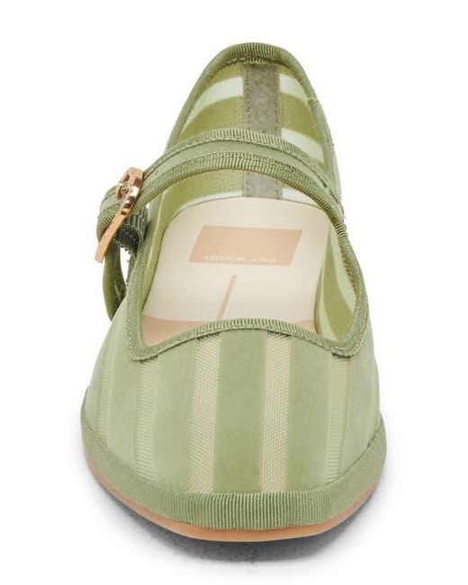 Dolce Vita Green Tameka Mesh Mary Jane Flat
