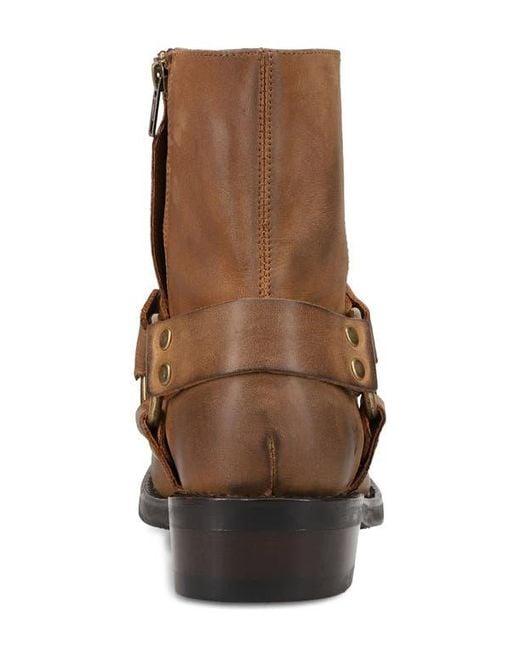 Frye Brown Conway Harness Boot for men