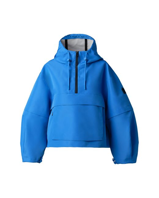 Mackage Blue Demie Convertible Windproof & Water Repellent Recycled Polyester Anorak