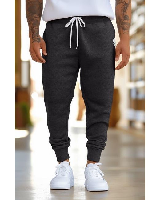 Alix Black Alien Midweight Fleece Jogger Pant for men