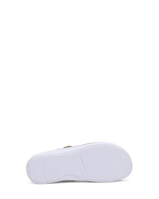 Ron White Multicolor Frances Slingback Platform Wedge Sandal