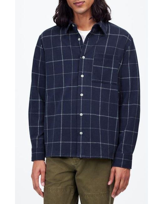 Madewell Blue Devoe Button-Up Shirt for men