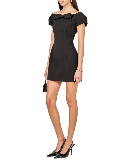 Endless Rose Black Bow Minidress