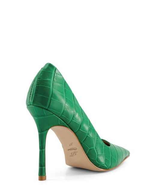 Dune Green Bento Pointed Toe Pump