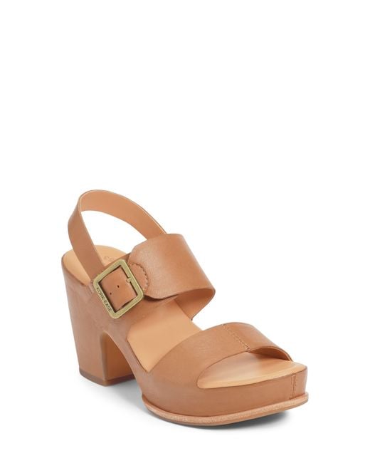 KorkEase San Carlos Platform Sandal in Brown Lyst