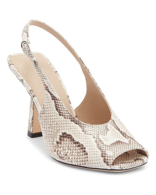 Stuart Weitzman White Val Slingback Sandal