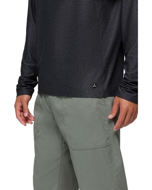 Prana Black Altitude Tracker Performance Quarter Zip for men