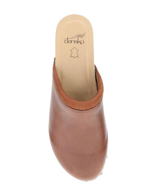 Dansko Brown Andie Platform Mule