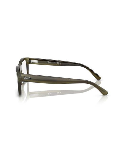 Ray-Ban Multicolor 54Mm Rectangular Optical Glasses for men