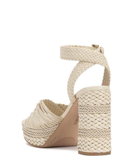 Vince Camuto Natural Pessa Ankle Strap Platform Sandal