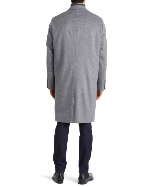 Cardinal Of Canada Thomas Wool & Cashmere Over Coat in Gray for Men Lyst