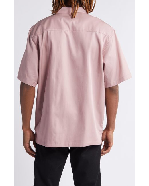 Carhartt Pink Delray Cotton & Lyocell Camp Shirt for men