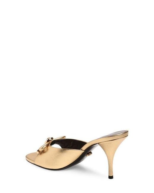 Versace Multicolor Opera Bow Slide Sandal