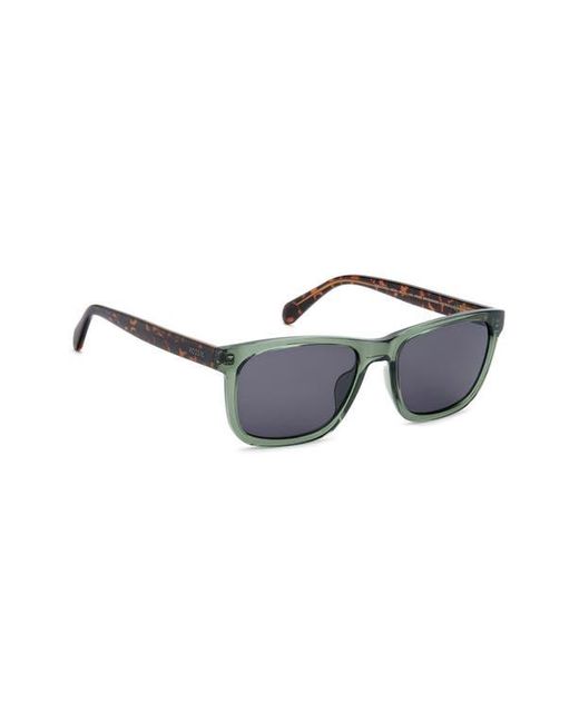 Fossil Gray 56Mm Rectangular Sunglasses for men