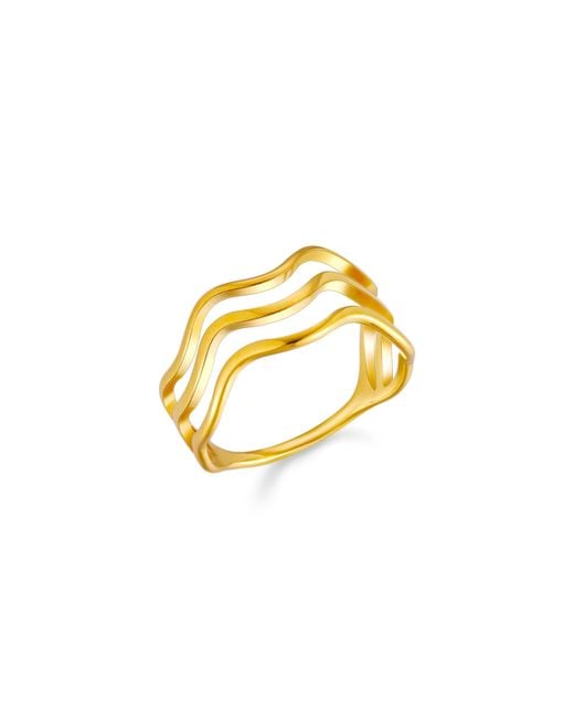 Atolea Yellow Ocean Ring