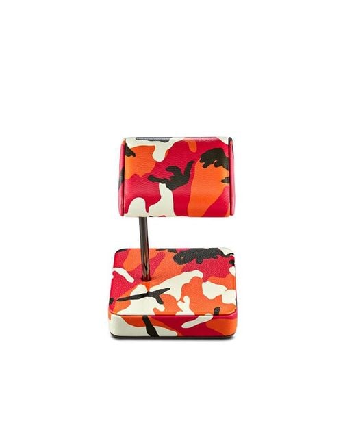 Wolf Red Elements Single Static Watch Stand for men