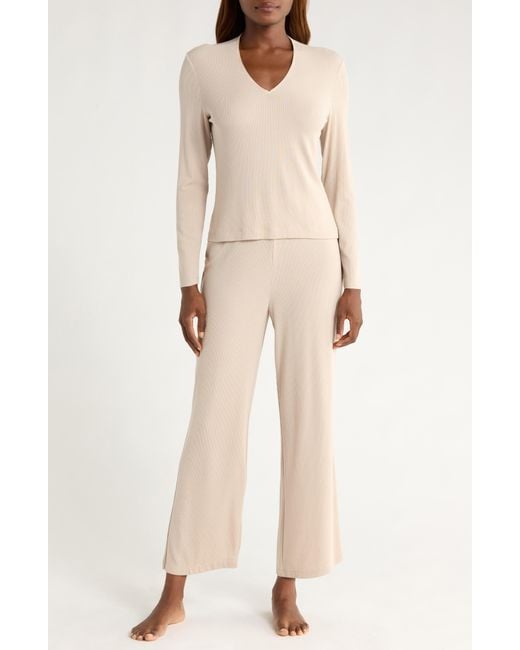 Natori Natural Rib Essentials Pajamas