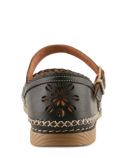 Spring Step Black Zabelle Mary Jane Flat