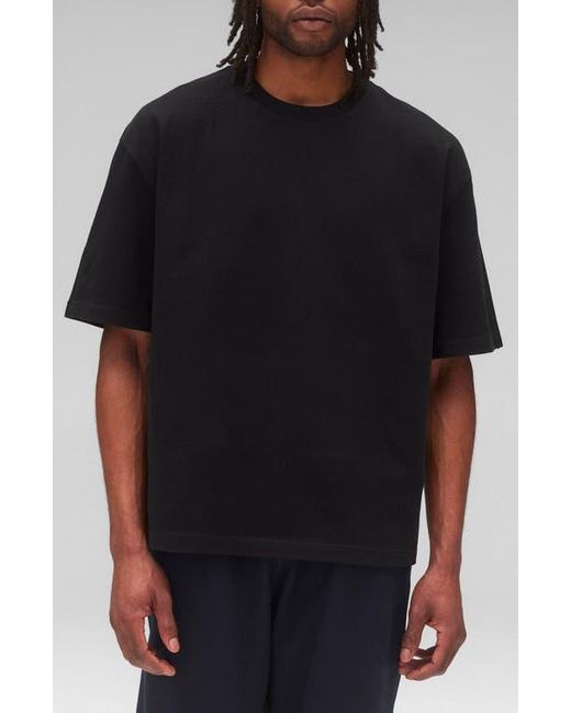 Reigning Champ Black Relaxed Heavyweight Jersey T-Shirt for men