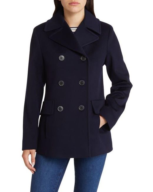 Fleurette Ali Wool Peacoat in Blue Lyst