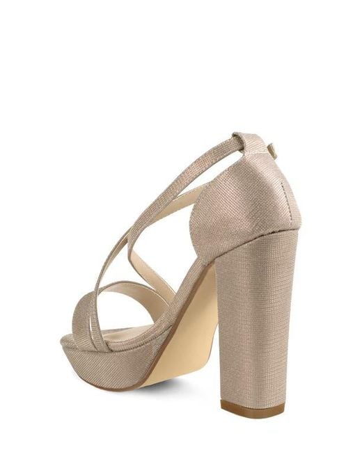 Touch Ups Metallic Chloe Platform Sandal