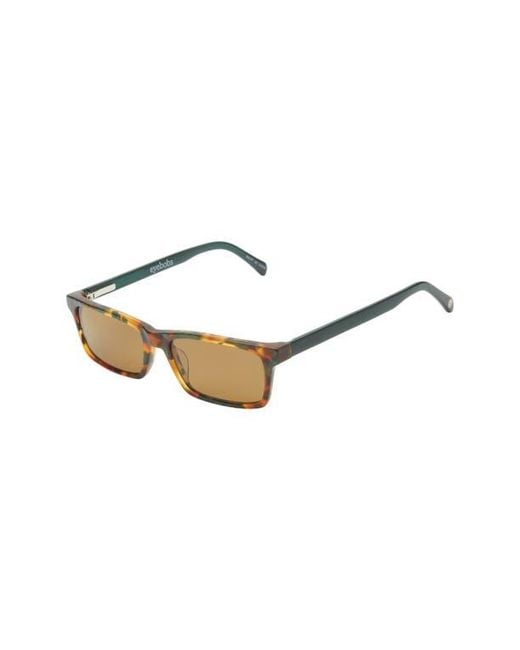 Eyebobs Multicolor Number Cruncher 53Mm Polarized Rectangular Sunglasses
