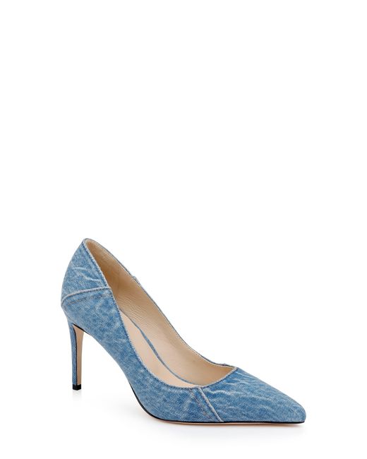 L'Agence Blue Maelle Pointed Toe Pump