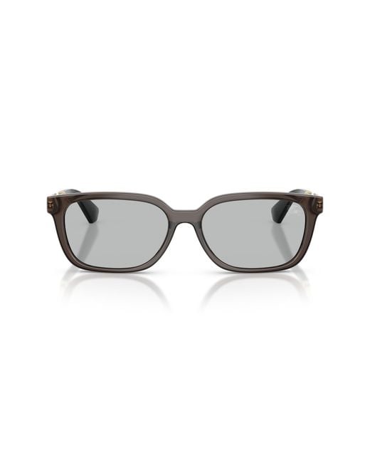 Burberry Gray 54Mm Rectangular Sunglasses