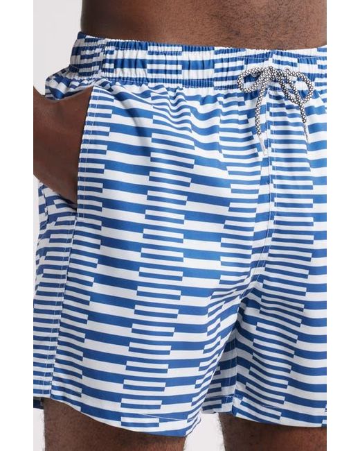 Boardies Blue Stripe Swim Trunks for men