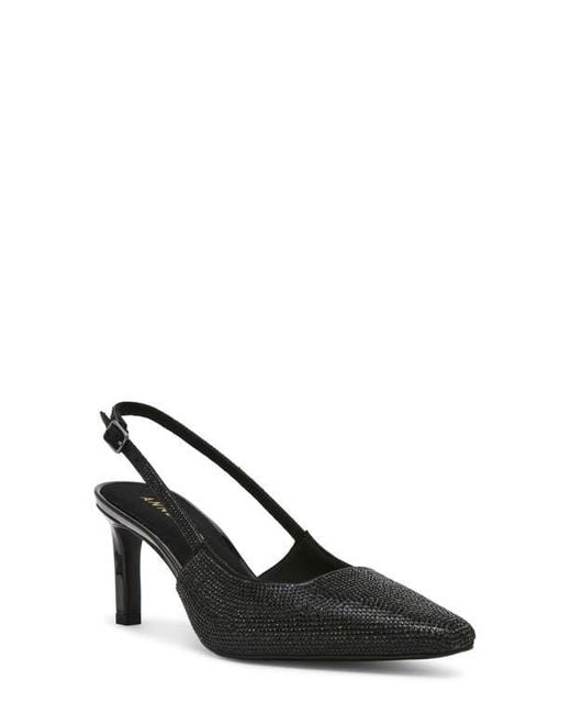 Anne Klein Black Rosel Slingback Pump