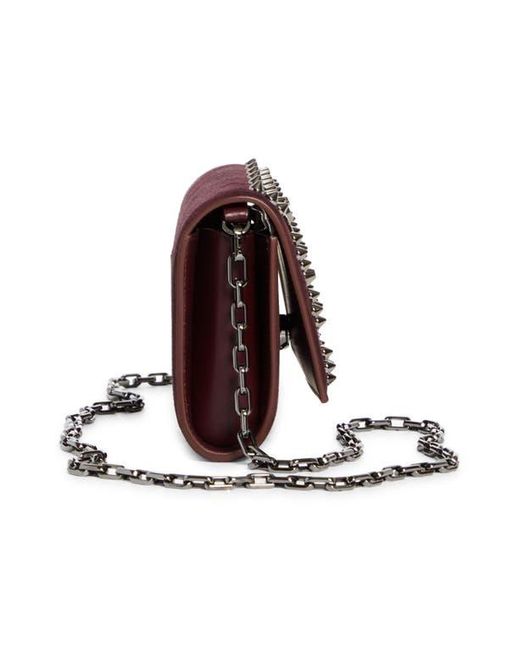 Christian Louboutin Brown Paloma Loubinthesky Suede Wallet On A Chain