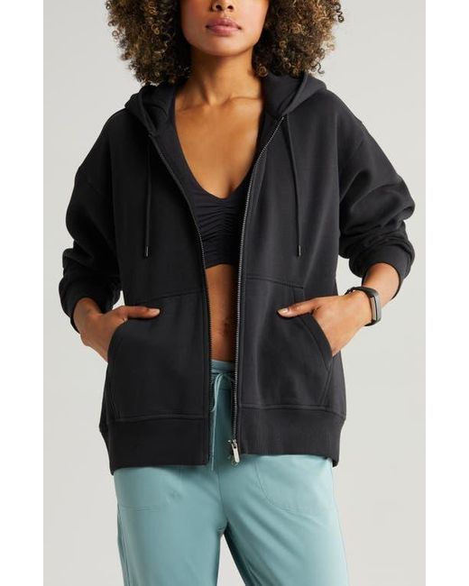 Zella amazing long full zip hoodie hotsell