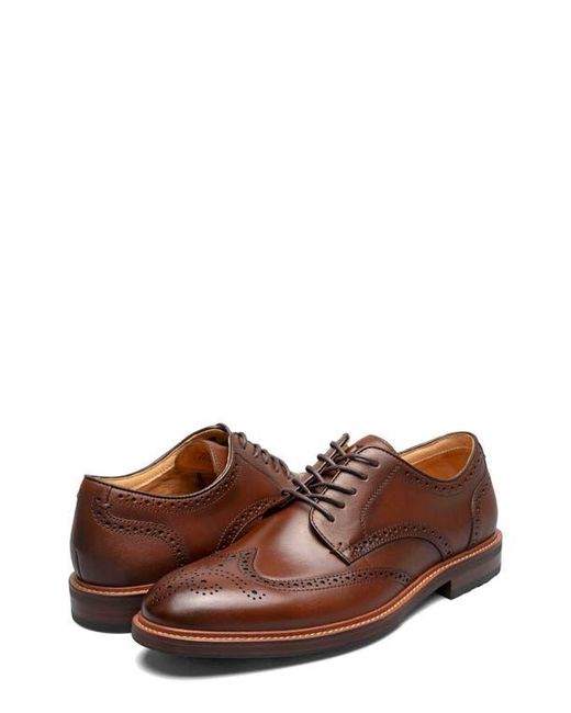 Florsheim Brown Anthem Wingtip Blucher for men