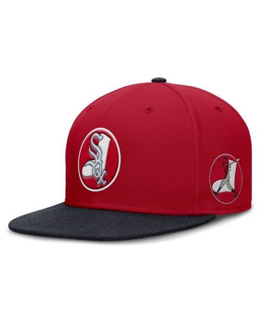 Nike Red Chicago Sox True Performance Fitted Hat for men