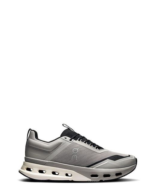 On Shoes Gray Cloudnova X Training Sneaker for men