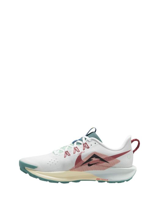 Nike White Reactx Pegasus Trail 5 Running Shoe for men