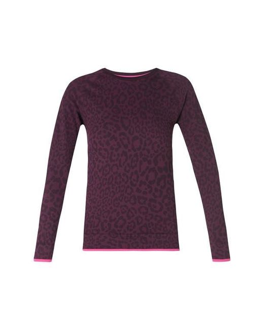 Sweaty Betty Purple Animal Base Layer Top
